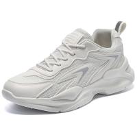 Zapatos gruesos para papá para hombre: zapatillas deportivas transpirables de verano 2025 con suela gruesa para estudiantes - details 4