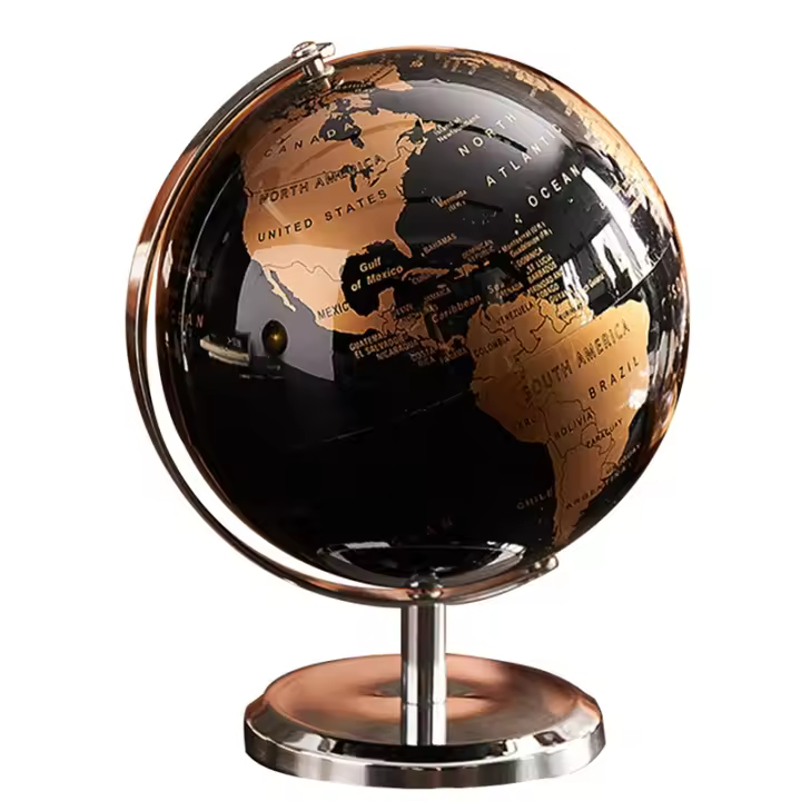 Mapa de constelación de globo del mundo para el hogar, adornos de escritorio de mesa, regalo, accesorios de decoración del hogar de oficina (dorado) - 1