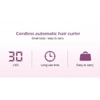 Plancha De Pelo Para Dormitorio, Mini Rizador Giratorio Inalámbrico Portátil, cepillado Automático Y Antiescaldado, 3 Colores - details 4