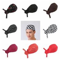 Sombrero de Chef transpirable, gorro de trabajo ajustable de algodón para cocinar, cómodo, de malla, para camarero, panadería - details 5