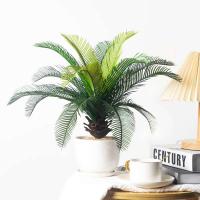 Sute -Palmera artificial de 40cm, planta tropical de plástico, hojas, frente falsa para decoración de bodas y jardín de casa - details 1