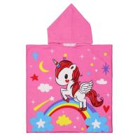 Toallas para niñas pequeñas, capa con capucha, bata de baño de playa, albornoz de microfibra suave para niños, Poncho de piscina, toalla de viñetas de animales - details 27