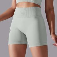 Pantalones cortos de cintura alta para mujer, ropa deportiva para Yoga, gimnasio, correr, pantalones cortos de entrenamiento - details 43