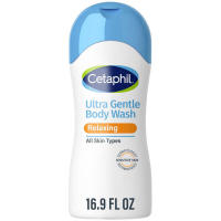 Cetaphil Gel de baño refrescante ultra suave, para pieles secas a normales y sensibles, 16.9 oz, con aloe vera, caléndula, vitamina B5, - details 0