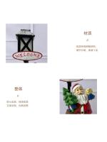 Adorno de Papá Noel, muñeco de nieve luminoso, artesanía de resina, ambiente navideño de escritorio, nuevo - details 9