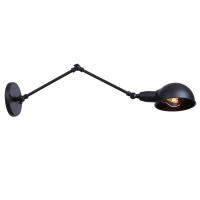 Luz de pared ajustable de 2 brazos, accesorio de iluminación de pared con brazo oscilante E26, candelabros de oficina, color negro antiguo - details 6