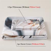 Juego De Funda Nórdica Floral, Ropa De Cama Blanca 3D Para Dormitorio Y Decoración De 2/3 Piezas - details 5