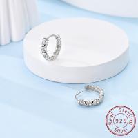 Pendiente de aro de plata de ley 925 para mujer, corazón, estrella, trébol, joyería de compromiso, regalo de boda - details 27