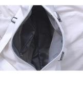 Bolso cruzado de Lienzo a la Moda para Mujeres Bolso de Hombro de Color Sólido, Gran Capacidad, Estilo Casual para Mujeres y Hombres jóvenes - details 1