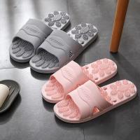 Home Slippers Foot Massage Women Summer Sandals House Bathroom Slipper Non-slip Soft Sole Men Indoor Hotel Couples Shoes - details 1