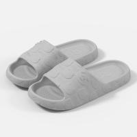 Chanclas de verano para mujer, sandalias de playa con diseño de oso de dibujos animados, chanclas para hombre con suela gruesa, zapatos antideslizantes para baño interior, sandalias para parejas - details 8