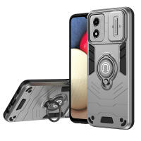 KEYSION-funda de armadura a prueba de golpes para Motorola MOTO E14, cubierta de teléfono con soporte de anillo de protección de lente de cámara deslizante de silicona + PC para MOTO E14 - details 9