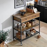 FKW47-W Carrito de Servir Carrito Auxiliar Cocina estantería de Cocina Carrito de Cocina móvil 100 x 92 x 45 cm Blanco ES - details 78