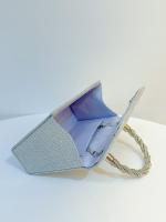 Nuevo bolso de mujer para banquete, bolso de cena brillante, fiesta, bolso cuadrado pequeño con incrustaciones de diamantes, bolso bandolera. - details 10