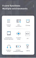 NOYAFA Buscador de Cables Multiuso Probador de Continuidad y QC Tester de Red POE - details 1