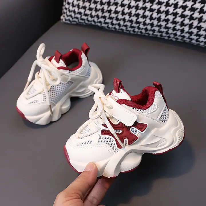 Nuevos zapatos deportivos transpirables para niños de una sola red - 1