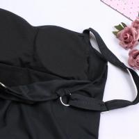 Trajes de baño grandes de una pieza, traje de baño cerrado de talla grande, trajes de baño de cuerpo femenino con realce para piscina, ropa de playa, traje de baño para mujer - details 3