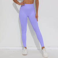 Pantalones de yoga elásticos para mujer, cintura alta y caderas, glúteos melocotón, secado rápido, correr, ciclismo, deportes, gimnasio - details 3