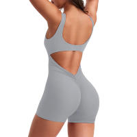 Ropa de Yoga para Mujer Monos de Fitness Traje Deportivo Cubiertas de Entrenamiento - details 6