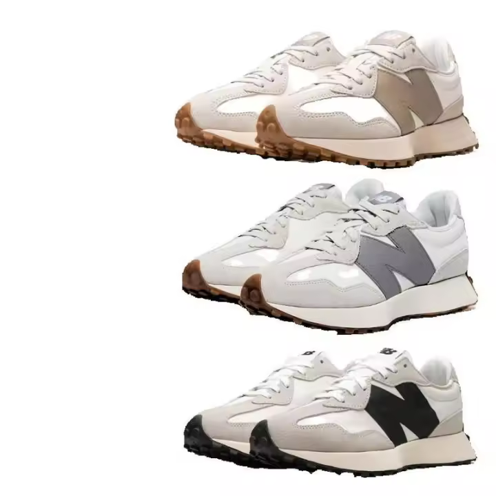 【Garantía de autenticidad】 NUEVAS zapatillas NB 327 Moonbeam Hombres Mujeres |   Plantilla suave y cómoda para usar zapatos de trabajo. - 1