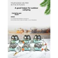 Mini estufa de Gas de cartón plegable portátil para acampar al aire libre, cocina compacta, estufa cuadrada pequeña para entretenimiento al aire libre - details 0