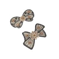 Pasta mágica sin costuras con flores para niños, accesorios de salón de corte con flequillo de mariposa y lazo, herramienta de estilismo - details 9