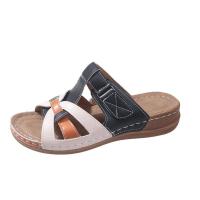 Zapatillas de tacón de cuña informales para mujer, zapatos de verano - details 0