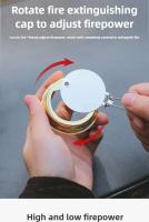 Mini estufa de alcohol colorida portátil para acampar, refrigerada por aire, con resistencia a altas temperaturas y potencia de fuego ajustable - details 6