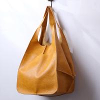 Nueva mujer retro simple nuevo bolso grande simple de cuero suave de gran capacidad de hombro portátil bolso grande - details 5