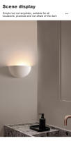 Tomaxin Lámpara de pared Iluminación energy saving con estilo Wabi Sabi - details 4