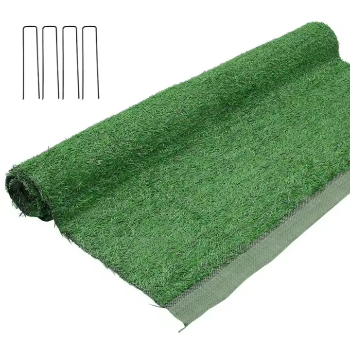 Alfombra de césped para mascotas, alfombra de alta densidad, césped de jardín al aire libre de simulación artificial de 1cm de alto, patio, zona rural - 1