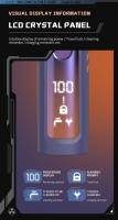 Kemei-Afeitadora eléctrica 3D para hombre, máquina de afeitar IPX6 recargable, en seco y húmedo, rotativa, resistente al agua, con recortadora emergente - details 8