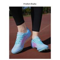 Full Palm Carbon Spikes Zapatos Atletismo Mediano Y Corto Para Hombres Y Mujeres Estudiantes Competición Profesional Deportes Athletic Spikes Zapatos - details 6