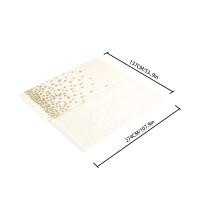 Mantel Desechable de Plástico con Punto Dorado Cubierta de Mesa para Fiesta de Boda o Cumpleaños Impermeable - details 2