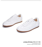 Las nuevas zapatillas de cuero con suela plana hijo versátiles y cómodas - details 6