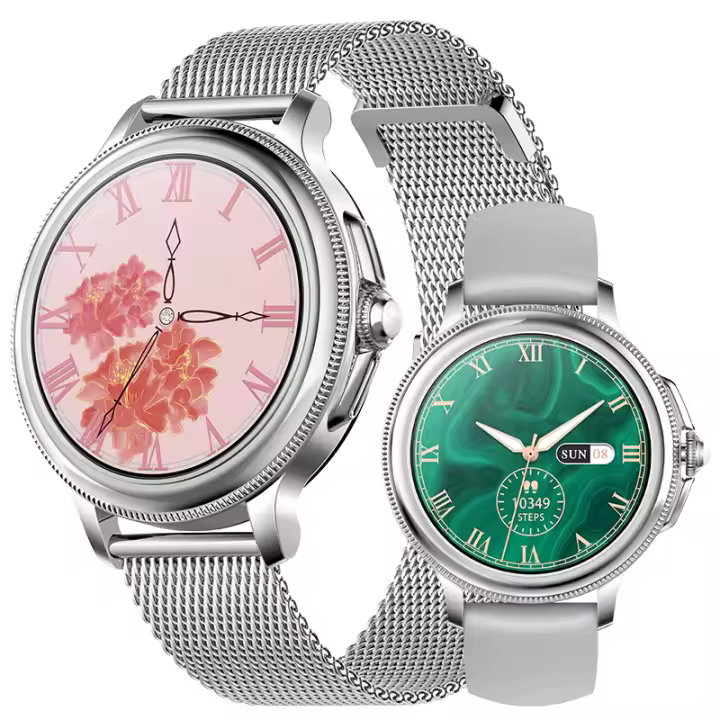 Reloj para mujer 2024, rastreador de actividad física, monitor de salud, frecuencia cardíaca, oxígeno en sangre durante el sueño, pantalla de reloj inteligente Fiess de 1,2 pulgadas - 1
