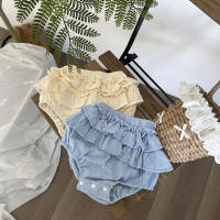 Vestido de verano para niña, traje de falda de Pastel dulce, top halter, falda de princesa linda, conjunto de dos piezas - details 2