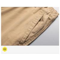 Pantalones casuales de trabajo para hombre con bolsillos multifuncionales, pecho de algodón sólido, estilo cargo recto para uso en exteriores y calle. - details 11