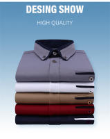 Caumanl-camisa de negocios para hombre, camisa de manga corta con botones, cuello vuelto, informal, ropa de verano, talla europea - details 1
