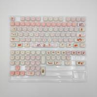 MOA keycaps sublimación caliente 116 pequeño conjunto completo de otoño cachorro teclado mecánico keycaps 98 lindo 104 personalidad 108 (teclado no incluido) - details 6
