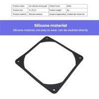 Junta de ventilador de silicona antivibración, 10 piezas, 120Mm, almohadilla de junta reductora de ruido para PC, carcasa de ordenador - details 5
