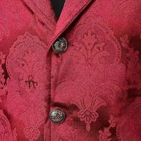 Chaleco de traje para hombre, chaleco con estampado de cuello en V, chaleco de boda para novio, traje elegante para hombre, chaleco, vestido Formal, chaqueta, chaleco, ropa de trabajo - details 9