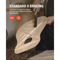 4/4 Guitarra Acústica Kit Abeto Caoba de Adulto Principiante Dreadnought 41 Pulgadas con Funda Correa Cejilla Cuerdas Afinador Natural - details 18