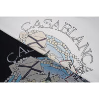 Camiseta de Verano de Algodón Puro Ajuste Suelto, Cuello Redondo, Estilo Casual para Hombres y Parejas Deportes y Moda - details 18