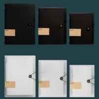 Cubierta interior A5/B5/A4, cubierta de carpeta, carpeta de cuaderno, 8 agujeros, carcasa de cuaderno de hojas sueltas, carpeta DIY, cubierta de carpeta de archivos A4 transparente - details 6
