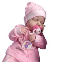Muñecas de bebé Reborn para niños, recién nacido, Niña Americana durmiente, muñecas de la vida Real, mayores de 3 años, 18 pulgadas - details 0