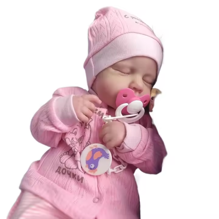 Muñecas de bebé Reborn para niños, recién nacido, Niña Americana durmiente, muñecas de la vida Real, mayores de 3 años, 18 pulgadas - 1