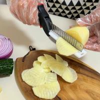 Tijeras de Cocina Desmontables Cortador de Verduras con Aguja de Ondas - details 5