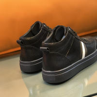 Zapatos altos de cuero zapatos de algodón térmico de terciopelo de estilo británico para hombres - details 24
