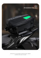 MOTOCENTRIC Luz LED multifunción Bolsa de asiento trasero para motocicleta Bolsa trasera de motocross de gran capacidad Mochila impermeable para motocicleta Ligera - details 14
